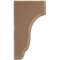 Ekena Millwork 4 3/4"W x 5 1/2"D x 10"H Capistrano Mission Wood Vintage Decor Corbel, Weathered Brown CORWD04X05X10CPBR - alternate 3